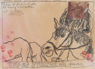 Robert MacPherson, Australia b.1937 / 1000 FROG POEMS: 1000 BOSS DROVERS (“YELLOW LEAF FALLING”) FOR H.S. 1996-2014 / Graphite, ink and stain on paper / 2400 sheets: 30 x 42cm (each) / Purchased 2014. Queensland Art Gallery | Gallery of Modern Art Foundation / Collection: Queensland Art Gallery | Gallery of Modern Art / © Robert MacPherson