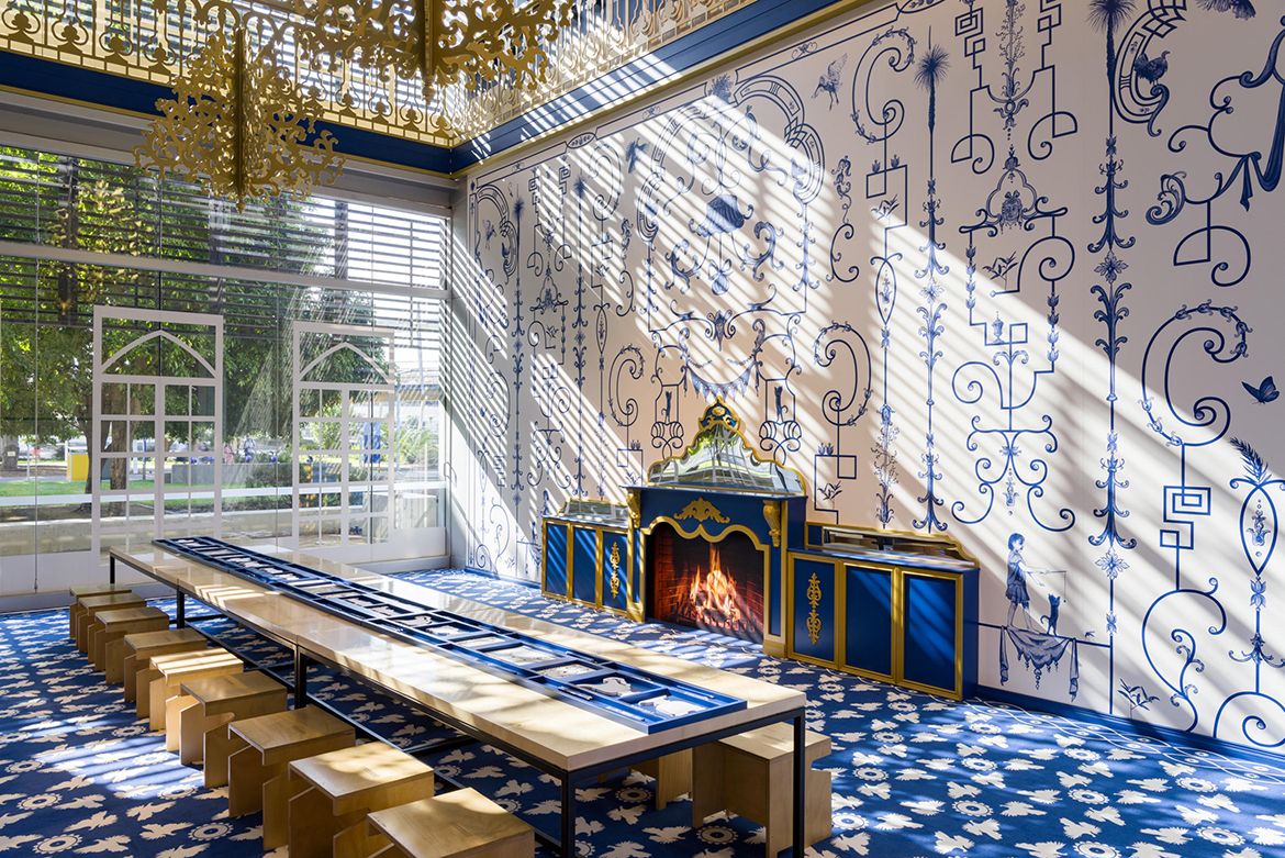 Installation view of ‘Natalya Hughes: The Castle of Tarragindi’, Childrens Art Centre, GOMA 2023 / Photograph: C Callistemon © QAGOMA