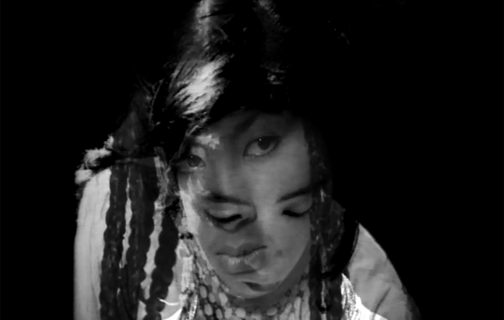 Saodat Ismailova / Tashkent, Uzbekistan, b.1981 / Her Right 2020 / Video collage: black & white, colour, stereo / 14' 47'' / Courtesy: The artist / © Saodat Ismailova / Photograph: / Image courtesy: The artist