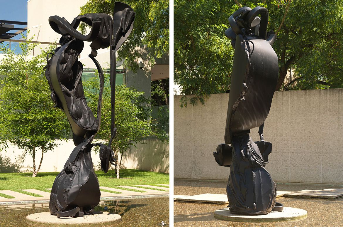 David Wilson, Australia b.1947 / Hope sleeping – grand disguise 1989 / Steel / 470 x 275 x 185cm / Purchased 1989 / Collection: Queensland Art Gallery | Gallery of Modern Art / © David Wilson