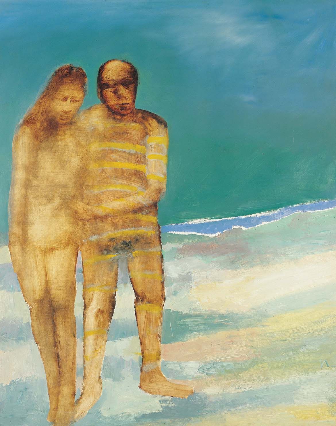 Sidney Nolan, Australia/England 1917-1992 / Mrs Fraser and convict 1962-64 / Oil and enamel on composition board / Purchased 1988 with the assistance of David Jones Australia (Queensland Division) and Sir Sidney Nolan to mark the company’s 150th anniversary, through the Queensland Art Gallery Foundation / Collection: Queensland Art Gallery / © Courtesy of the Artist’s Estate /www.bridgeman.co.uk