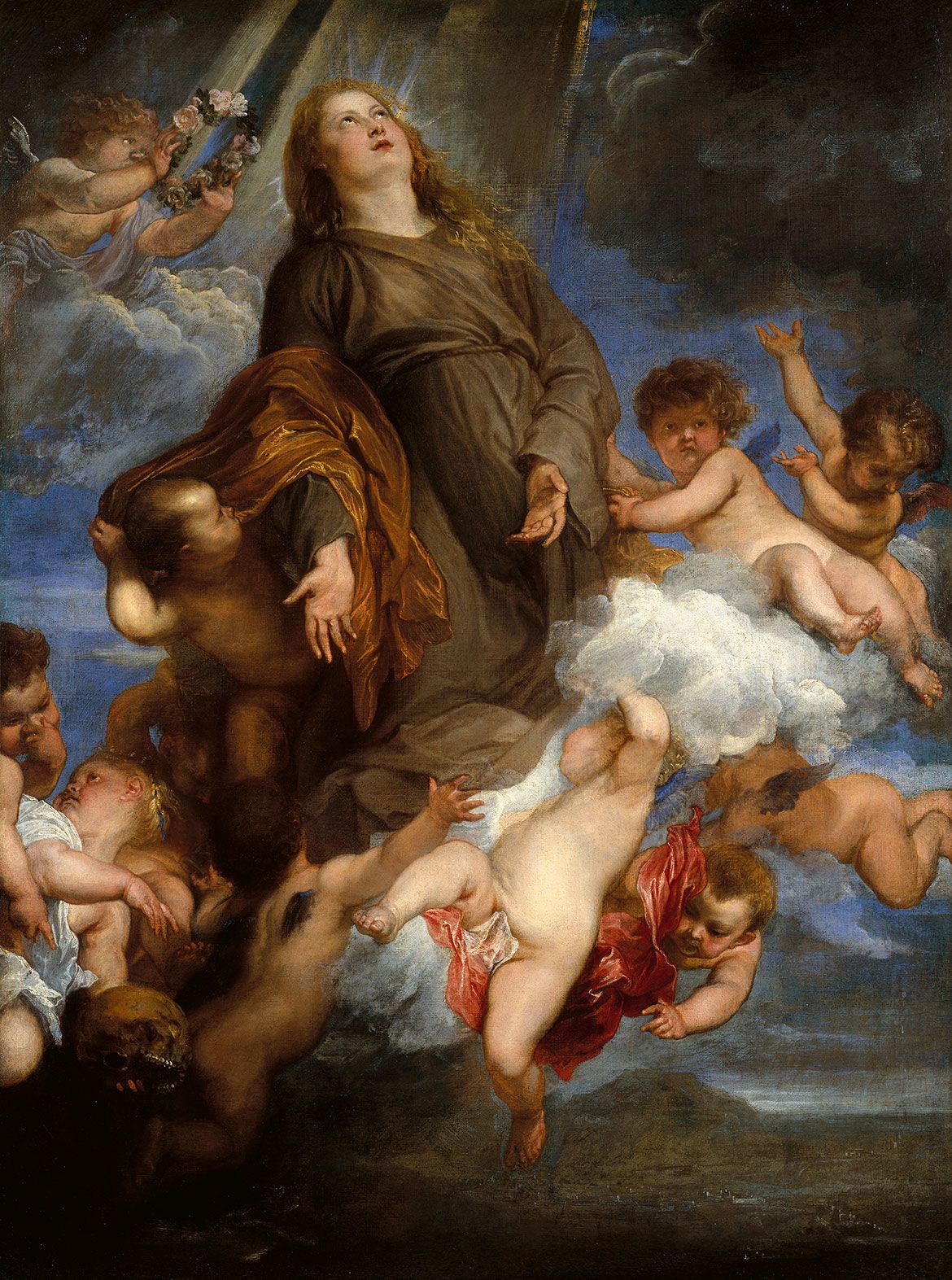 Anthony van Dyck, The Netherlands 1599–1641 / Saint Rosalie Interceding for the Plague-Stricken of Palermo 1624 / Oil on canvas / 99.7 x 73.7cm / Purchase, 1871 / 71.41 / Collection: The Metropolitan Museum of Art, New York