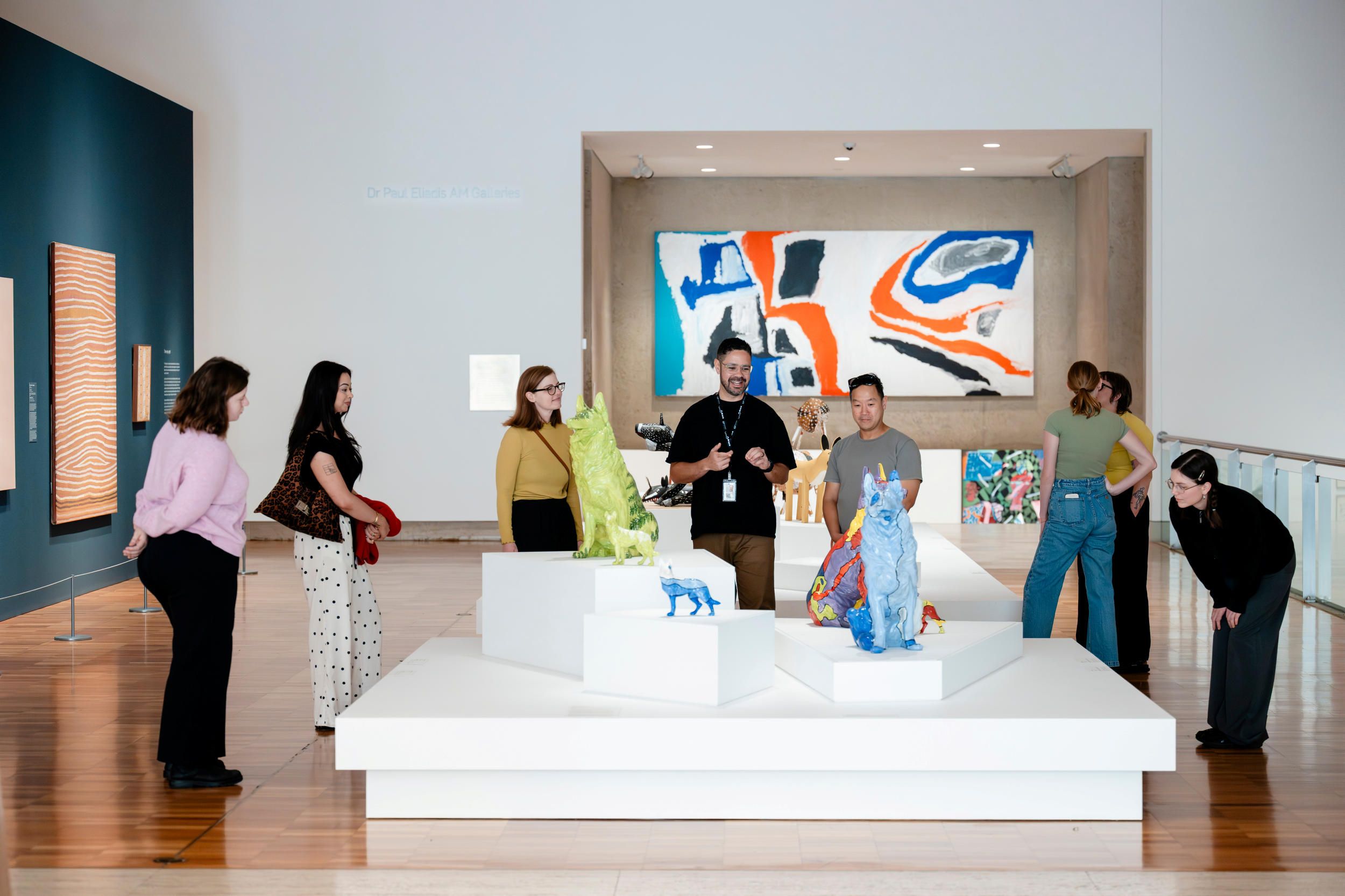 First Nations Art Tour / April 2026 / Queensland Art Gallery, Brisbane / Photography: J Ruckli © QAGOMA