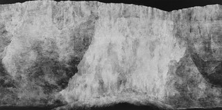 Tacita Dean, United Kingdom b.1965 / Chalk Fall 2018 / Chalk on blackboard / Nine panels: 121.9 x 243.8cm (each); 365.8 x 731.5cm (overall) / Purchased 2021. The Josephine Ulrick and Win Schubert Charitable Trust / Collection: The Josephine Ulrick and Win Schubert Charitable Trust, Queensland Art Gallery | Gallery of Modern Art / © Tacita Dean / Image courtesy: Marian Goodman Gallery, New York