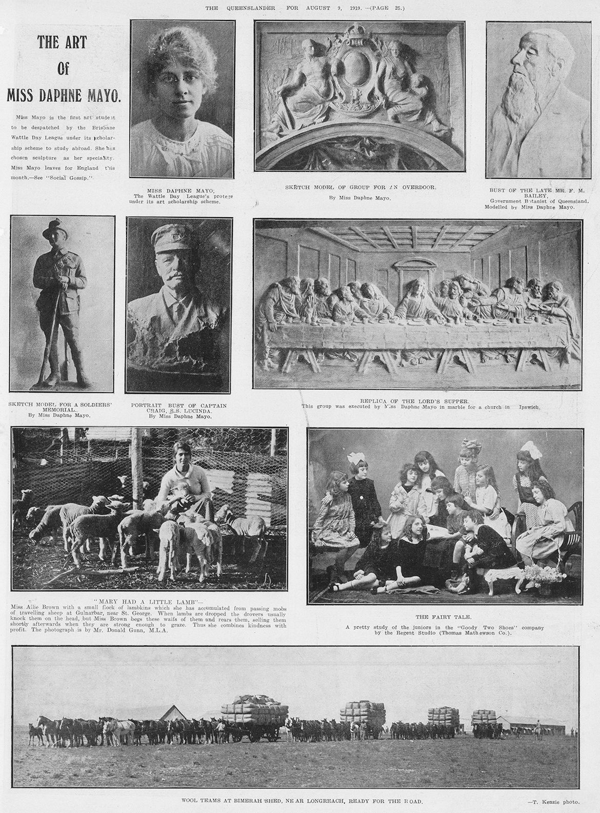 The Queenslander Pictorial, supplement to The Queenslander, 9 August 1919, p.25 / 21281402600002061 / Courtesy: John Oxley Library, State Library of Queensland, Brisbane