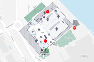 Gallery of Modern Art Animal Trail Map