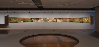 Lee Paje, The Philippines b.1980 / Somewhere, someday when we are the sea 2021 / Oil on copper / 12 panels: 45.7 x 121.9 (each) / Commissioned for ‘The 10th Asia Pacific Triennial of Contemporary Art’ (APT10). Purchased 2021 with funds from Tim Fairfax AC through the Queensland Art Gallery | Gallery of Modern Art Foundation / Collection: Queensland Art Gallery | Gallery of Modern Art / © Lee Paje