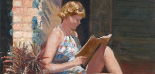 Gwendolyn Grant, Australia 1877–1968 / Winter sunshine 1939 / Oil on canvas / 71.8 x 61.5cm / Purchased 1939 / Collection: Queensland Art Gallery | Gallery of Modern Art / © Gwendolyn Grant Estate / View full image