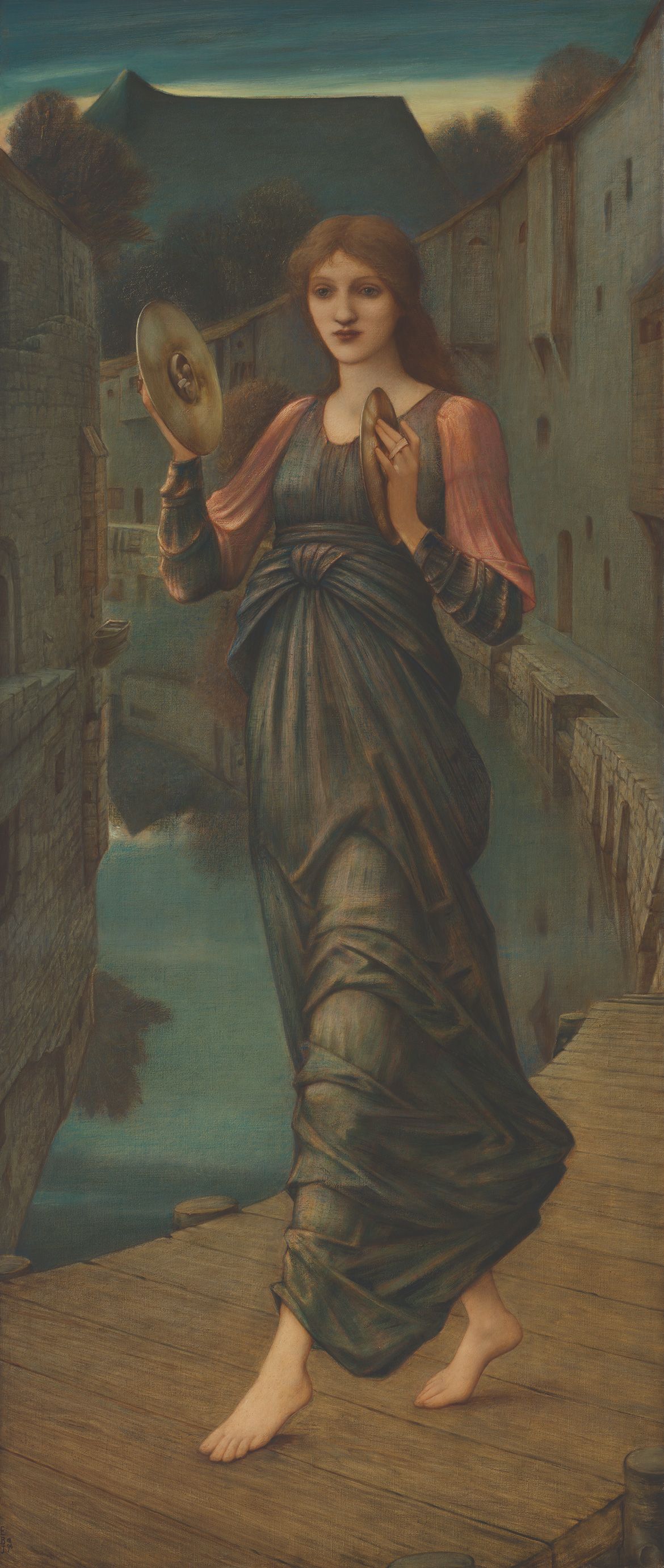 Edward Burne-Jones, England 1833-1898 / Aurora 1896 / Oil
on canvas / 178 x 76cm / Purchased 1954 / Collection: Queensland Art Gallery | Gallery of Modern Art