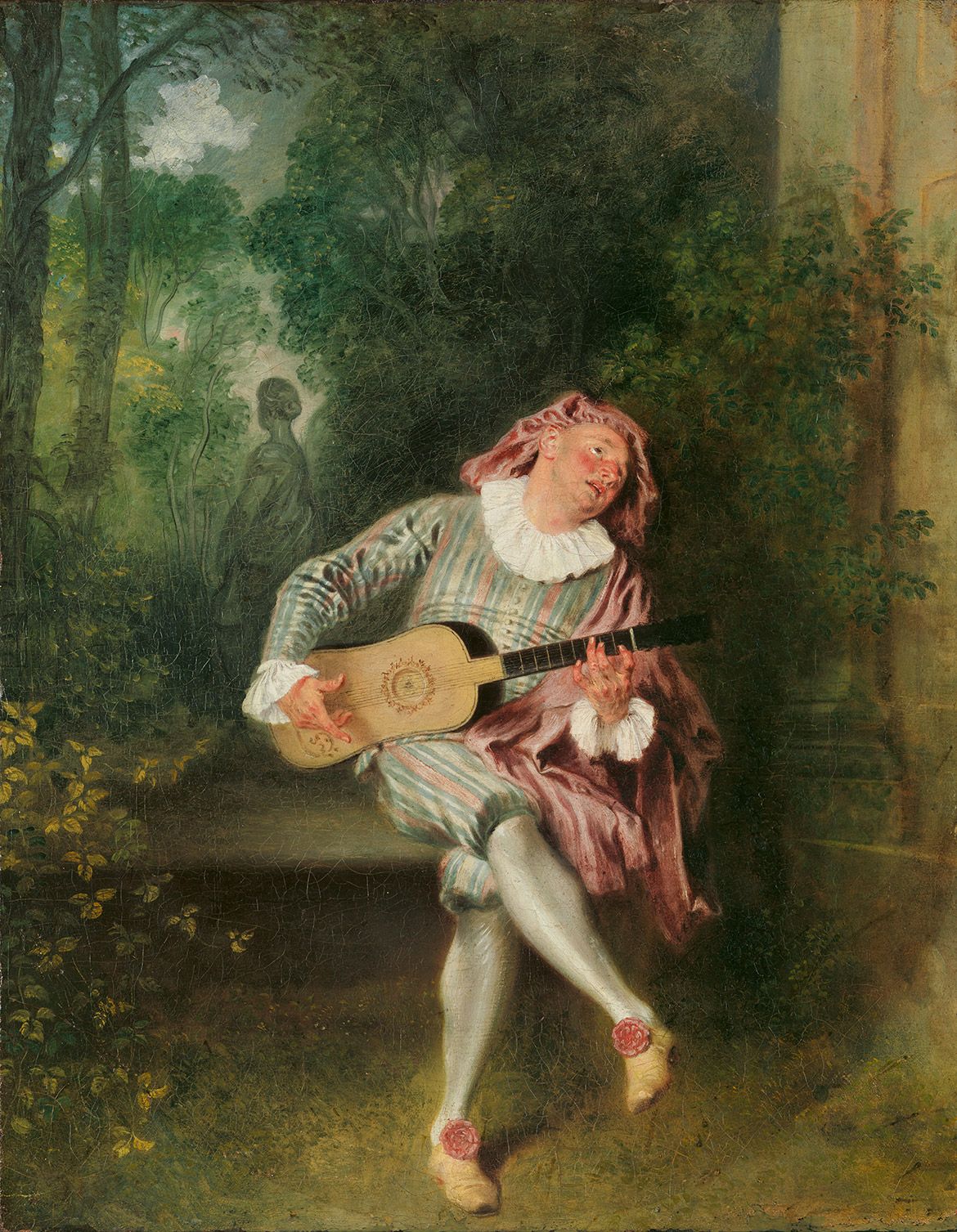 Antoine Watteau, France 1684–1721 / Mezzetin c.1718–20 / Oil on canvas / 55.2 x 43.2cm / Munsey Fund, 1934 / 34.138 / Collection: The Metropolitan Museum of Art, New York