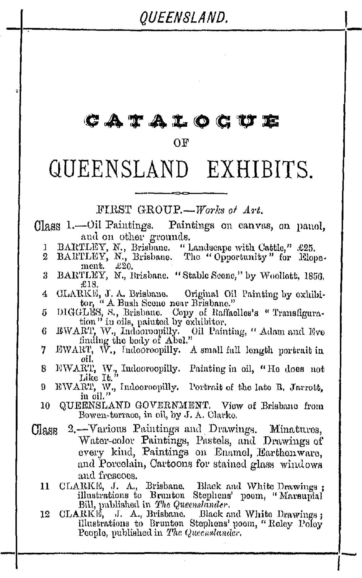 ‘Catalogue of the Queensland Court of the International Exhibition’ with essays descriptive of the colony of Queensland, p.4 1880 / Courtesy: Trove, National Library Australia