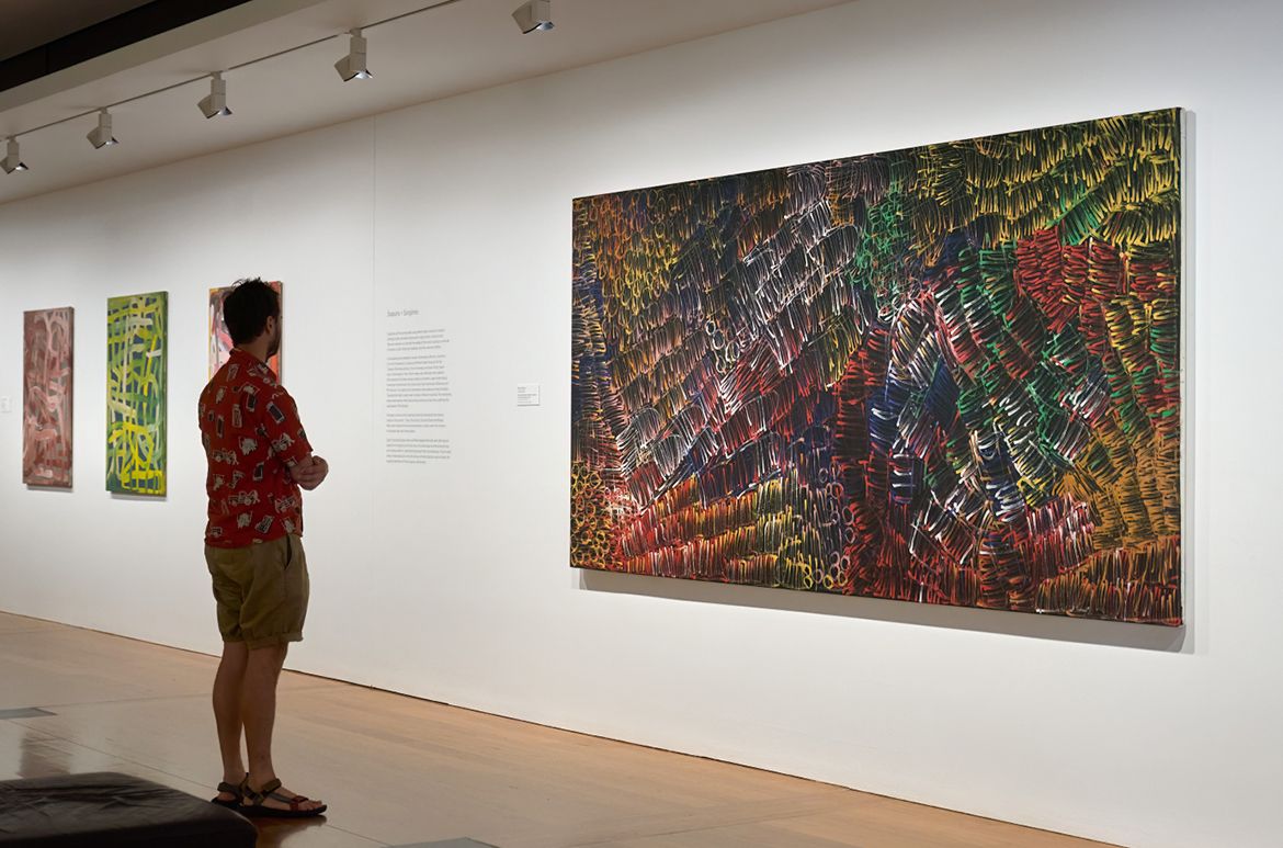 Installation view ‘Seeds and Sovereignty’, GOMA 2024