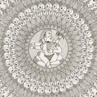 KUMARI, Pushpa India b.1969 Prakriti Purusha 2014 Ink on acid free paper 61 x 46cm Acc. 2016.238 Purchased 2016 with funds from Anne and Greg Hunter through the Queensland Art Gallery | Gallery of Modern Art Foundation