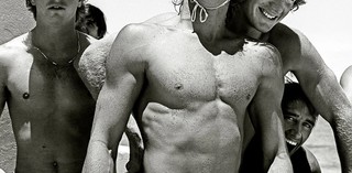 William Yang , Australia b.1943 / Tamarama Lifesavers (detail) 1981 / Inkjet print on Hahnemühle Fine Art Pearl / 39 x 70cm / Courtesy: The artist / © William Yang
