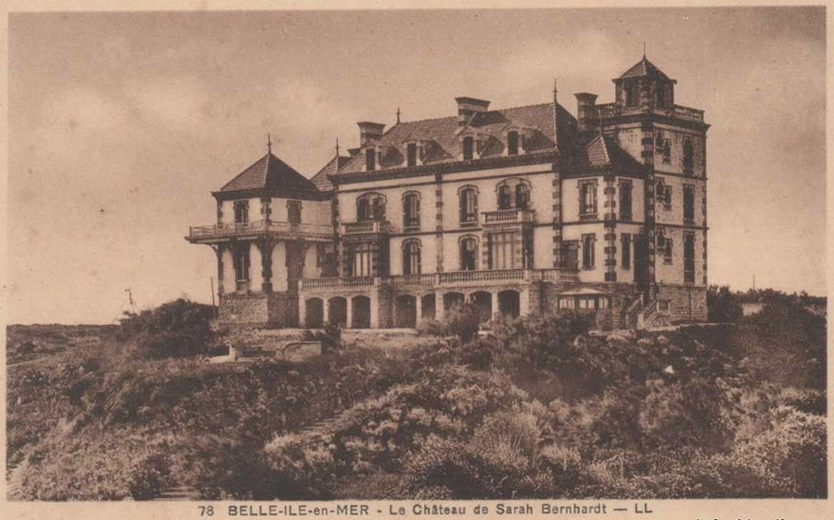 Le Château de Sarah Bernhard (Sarah Bernhard’s castle) on Belle-Île / Courtesy: cparama.com