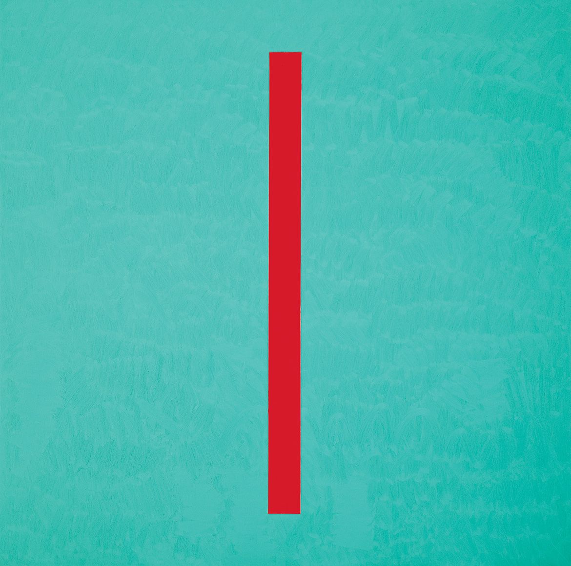 Max Gimblett, New Zealand/United States b.1935 / Light green/red – to Dora 1978 / Oil and wax on canvas / 203.2 x 203.2cm / Purchased 2006. The Queensland Government’s Gallery of Modern Art Acquisitions Fund / Collection: Queensland Art Gallery | Gallery of Modern Art / © Max Gimblett