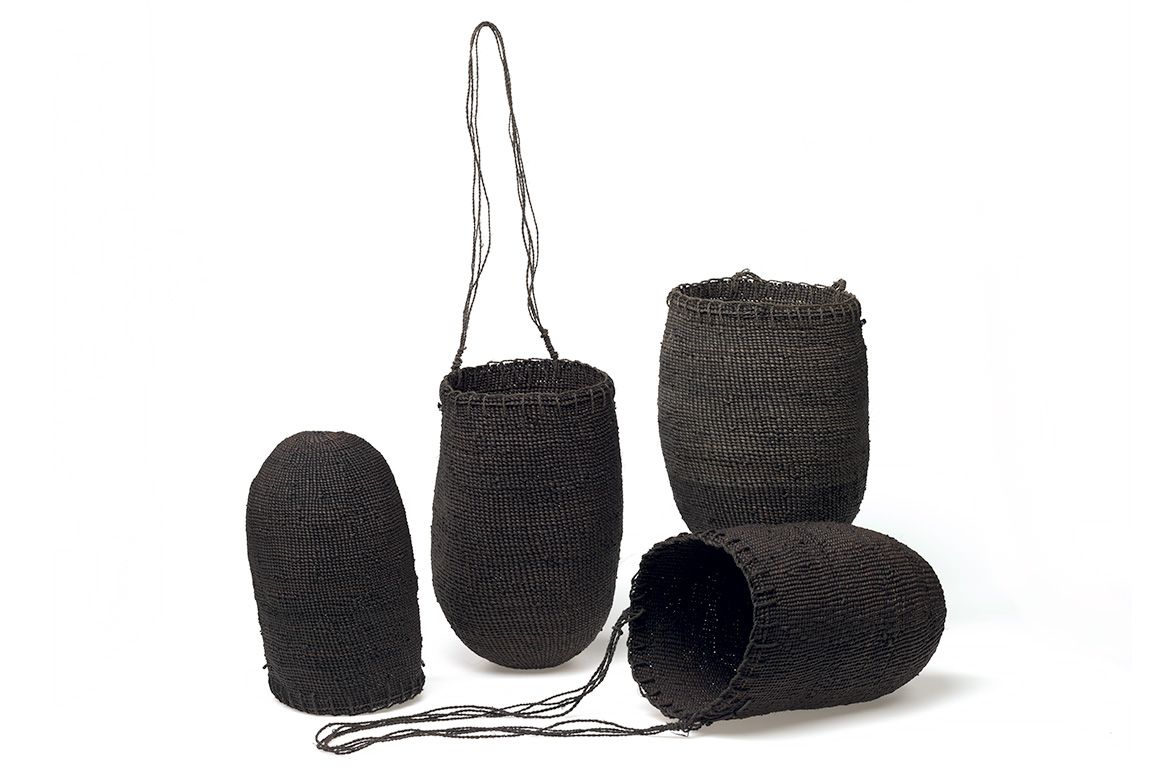 Margaret Rarru, Australia b.1940 / Mindirr 2012 / Pandanus palm with natural dyes / Purchased 2012 with funds from an anonymous donor through the Queensland Art Gallery Foundation / Collection: Queensland Art Gallery | Gallery of Modern Art / © Margaret Rarru