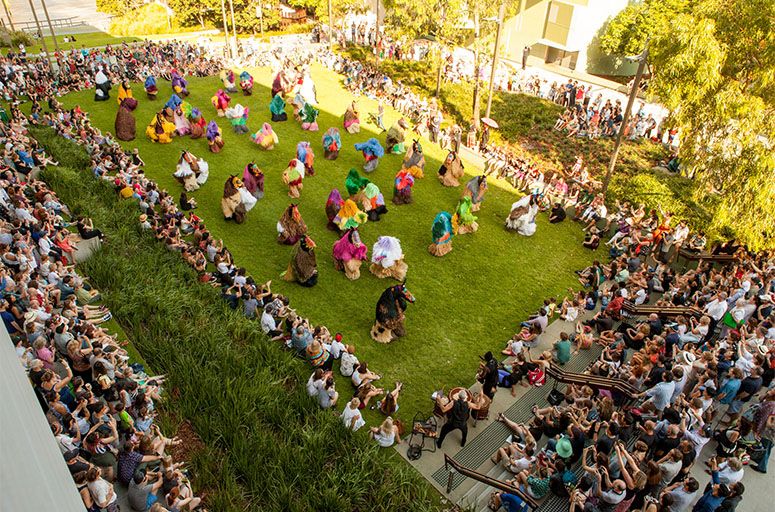 Nick Cave’s HEARD performance at GOMA, December 2016 / Photograph: Chloe Callistermon © QAGOMA