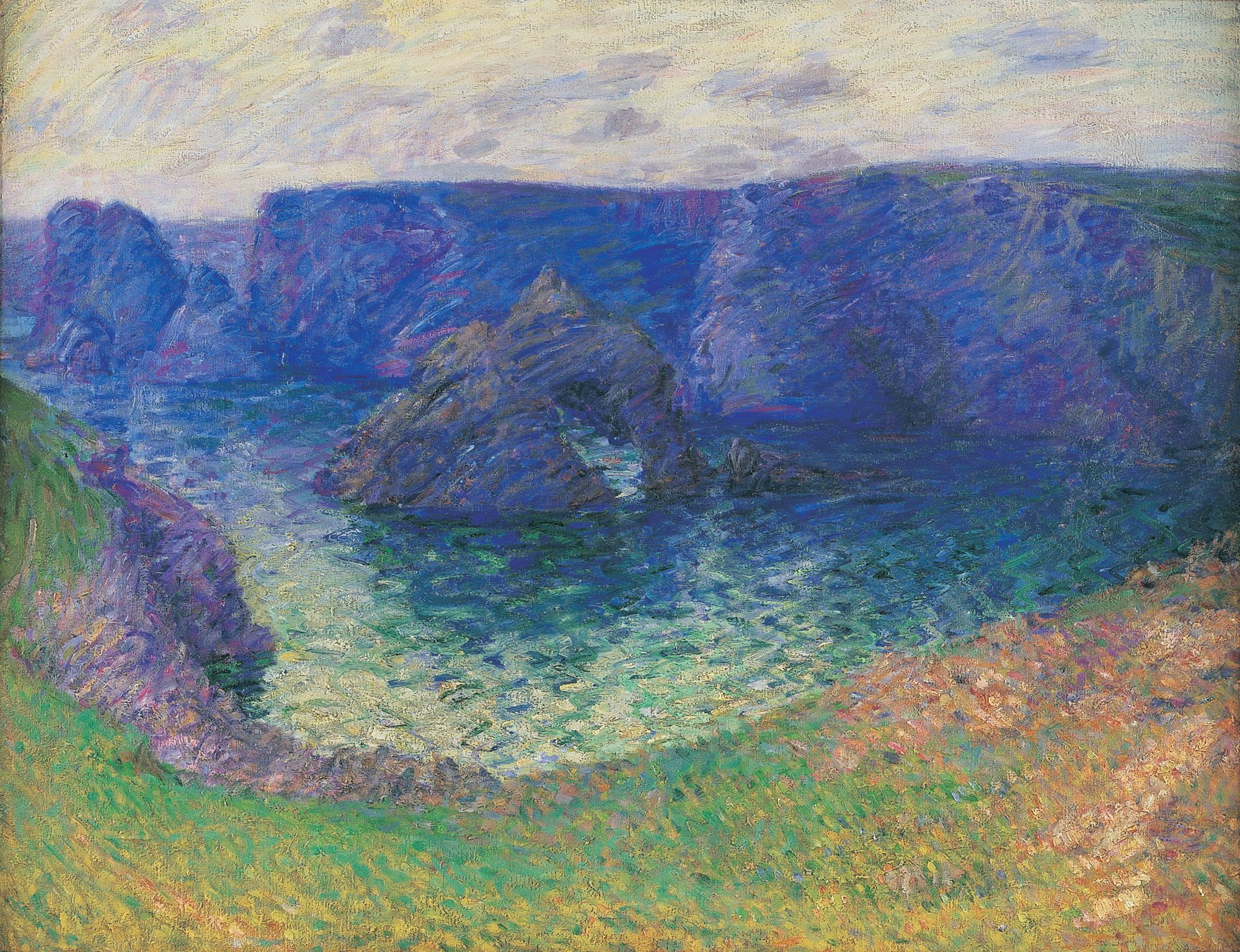 John Russell, Australia/France 1858-1930 / Roc Toul (Roche Guibel) (Toul Rock (Guibel Rock)) 1904-05 / Oil on canvas / 98.4 x 128cm / Gift of Lady Trout 1979 / Collection: Queensland Art Gallery | Gallery of Modern Art