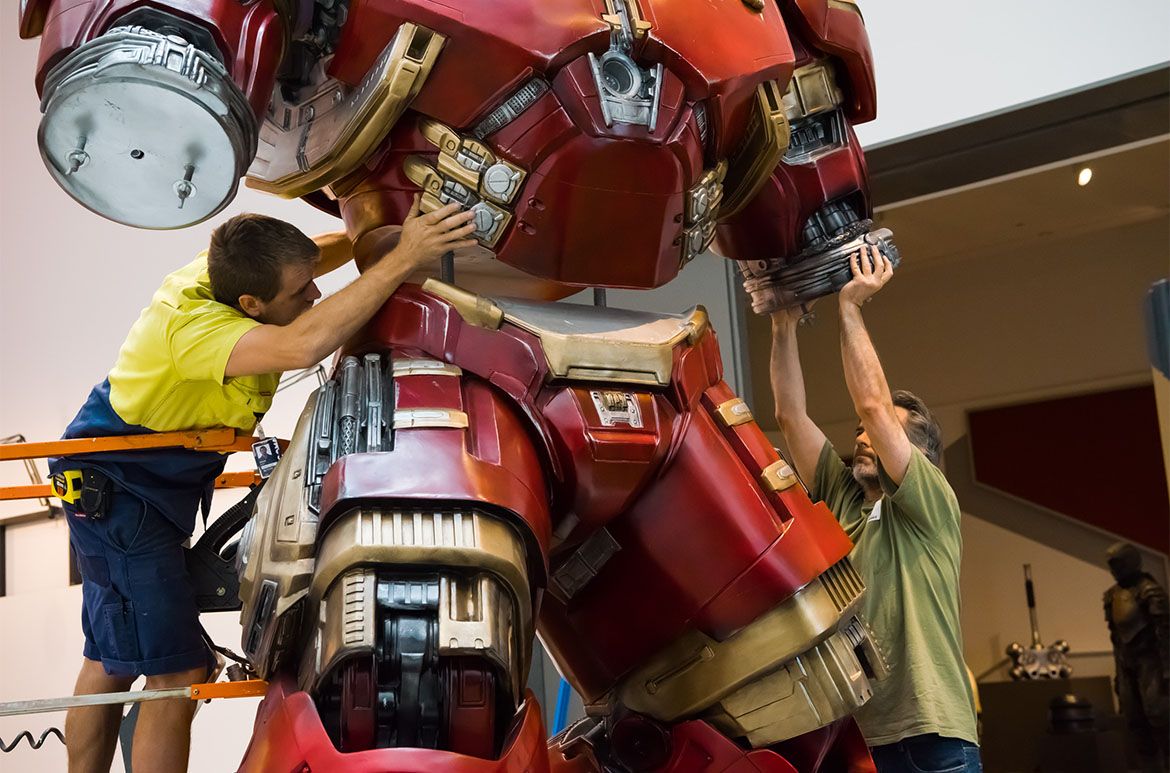 Marvel Installation of Hulkbuster
