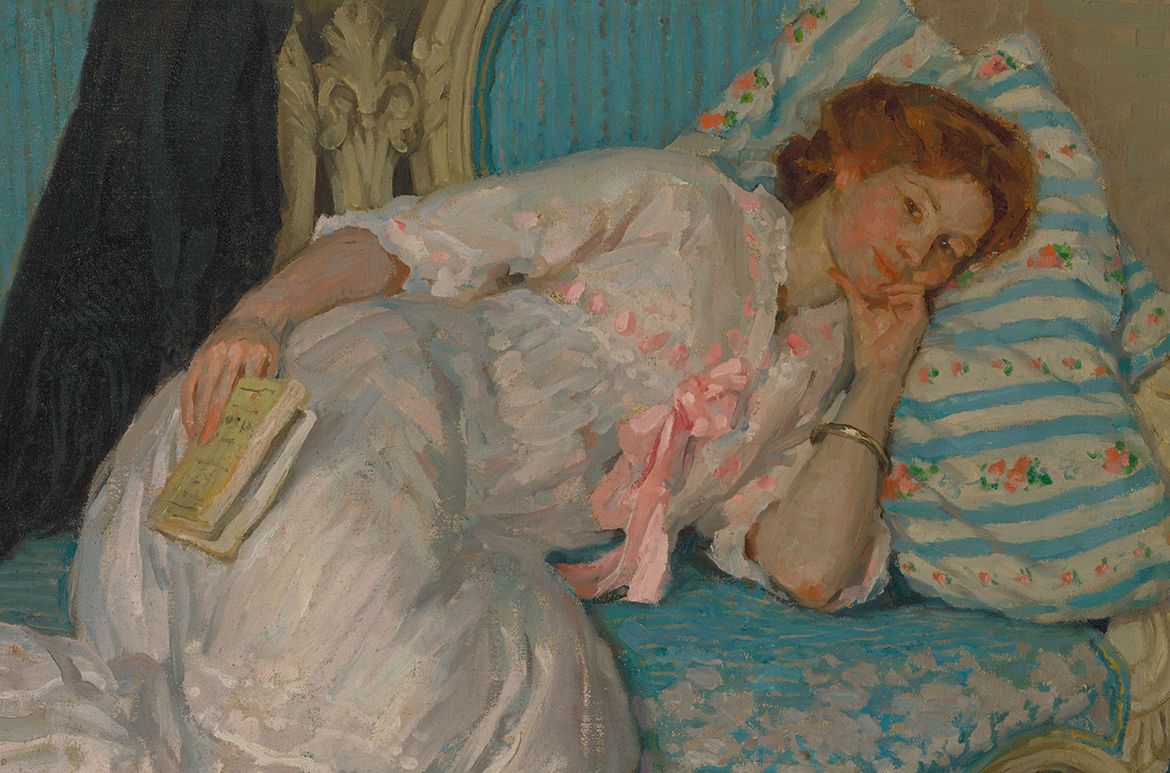 E. Phillips Fox, Australia/France 1865-1915 / The end of the story (detail) c.1911-12 / Oil on canvas / 73.5 x 100.4cm / Purchased 1949 / Collection: Queensland Art Gallery | Gallery of Modern Art