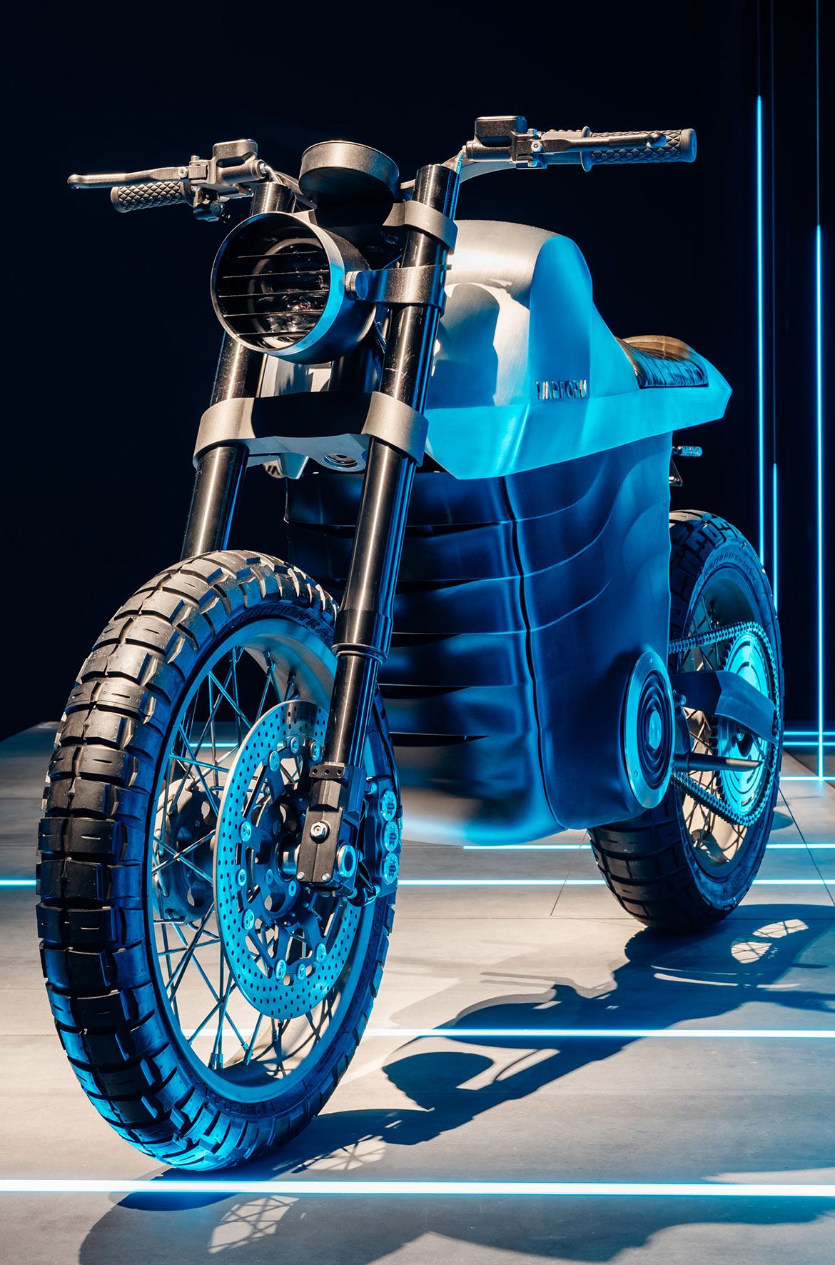 Tarform Luna Protoype 01 2019 / Courtesy of Tarform Motorcycles / Photograph: Joe Ruckli © QAGOMA
