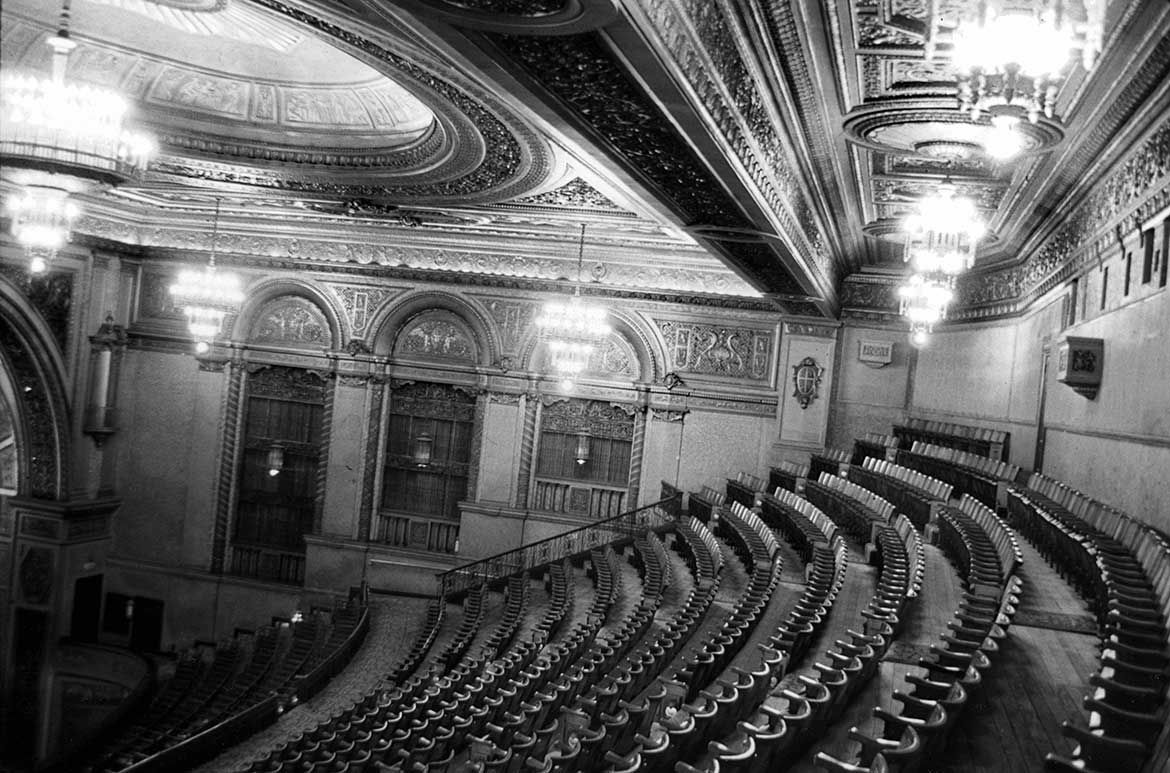 View of the auditorium inside the Regent Theatre in Brisbane, 1969 / Courtesy: Brisbane John Oxley Library, State Library of Queensland