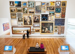 Queensland Art Gallery Gallery 5 Moving Pictures installation view