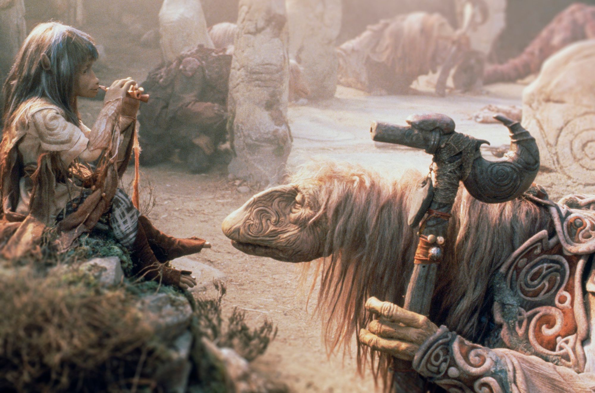 Production still from The Dark Crystal 1982 / Director: Jim Henson / Image courtesy: Universal Pictures Australia, The Jim Henson Company