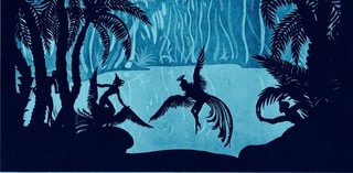 Production still from Die Abenteuer des Prinzen Achmed (The Adventures of Prince Achmed) 2001 / Dir: Lotte Reiniger / Image courtesy: British Film Institute, London 