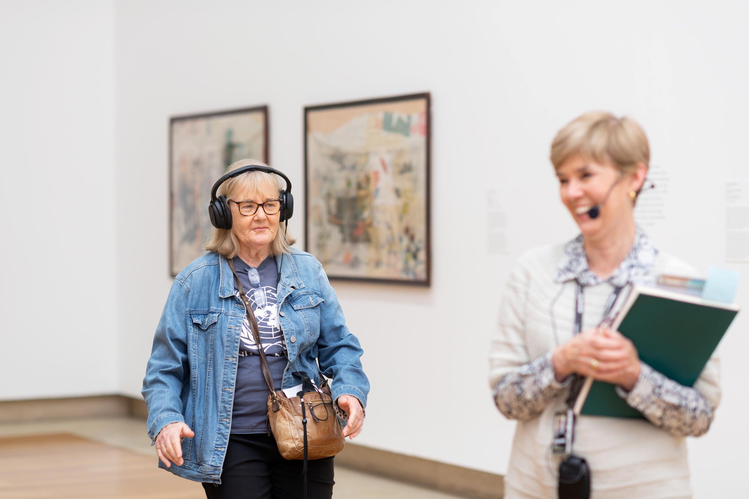 Tour for visitors with hearing loss at QAG | Photograph: C Callistemon