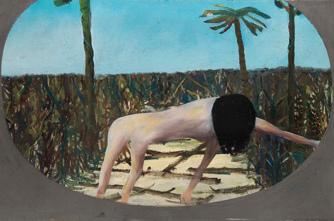 Sidney Nolan, Australia/England 1917-1992 / Mrs Fraser 1947 / Ripolin enamel on hardboard / 66.2 x 107cm / Acc. 1995.134 / Purchased 1995 with a special allocation from the Queensland Government. Celebrating the Queensland Art Gallery’s Centenary 1895-1995 / Collection: Queensland Art Gallery | Gallery of Modern Art / © Courtesy of the Artist’s Estate /www.bridgeman.co.uk
