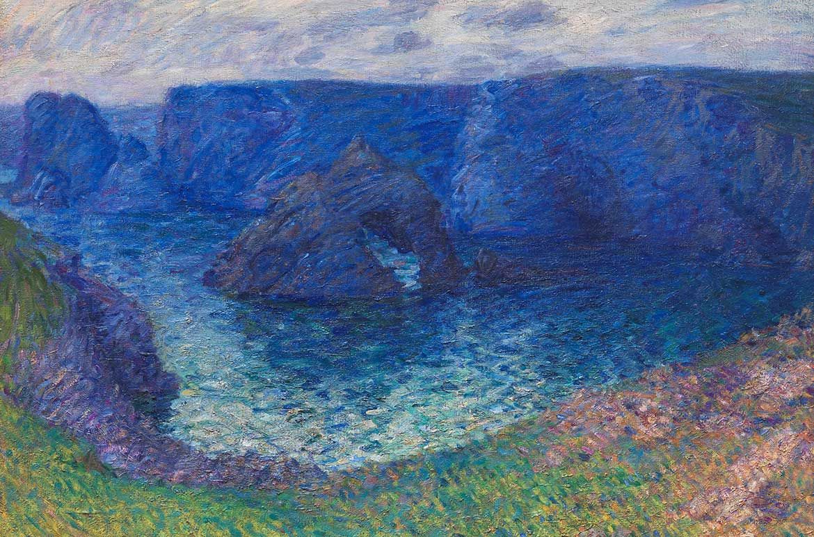 John Russell, Australia/France 1858-1930 / Roc Toul (Roche Guibel) (Toul Rock (Guibel Rock)) 1904-05 / Oil on canvas / 98.4 x 128cm / Gift of Lady Trout 1979 / Collection: Queensland Art Gallery | Gallery of Modern Art