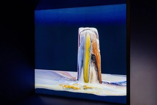 Dawn Ng, Singapore b.1982 / ‘The Earth is an hourglass’, comprising: The Earth is an hourglass 2024 / Single-channel 4K video: 16:9, colour, 38:33 minutes / Purchased 2024 with funds from the Melbourne Art Foundation and the QAGOMA Foundation / Collection: Queensland Art Gallery | Gallery of Modern Art / © Dawn Ng / Orbit I 2024 and Orbit II 2024 / Two-channel 4K video: 16:9, colour, 38:33 minutes / Installed for ‘The 11th Asia Pacific Triennial of Contemporary Art’ / Courtesy: The artist and Sullivan+Strumpf, Singapore / Photograph: J Ruckli © QAGOMA