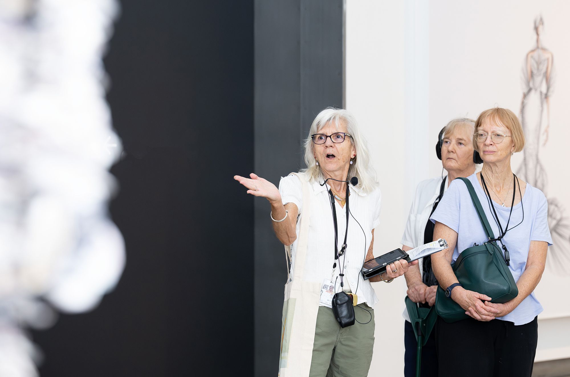 Tour for visitors with hearing loss, ‘Iris van Herpen: Sculpting the Senses’ Gallery of Modern Art (GOMA) Brisbane 2024