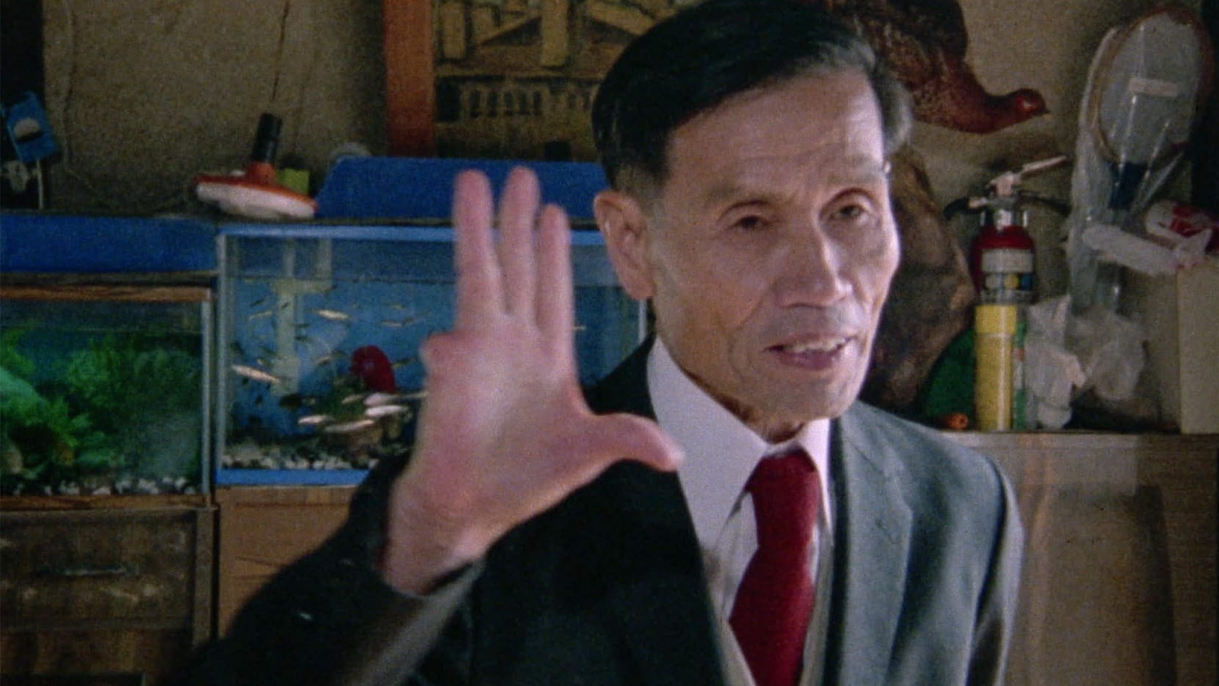 Production still from The Emperor’s Naked Army Marches On 1987 / Director: Kazuo Hara / Image courtesy: Shisso Production