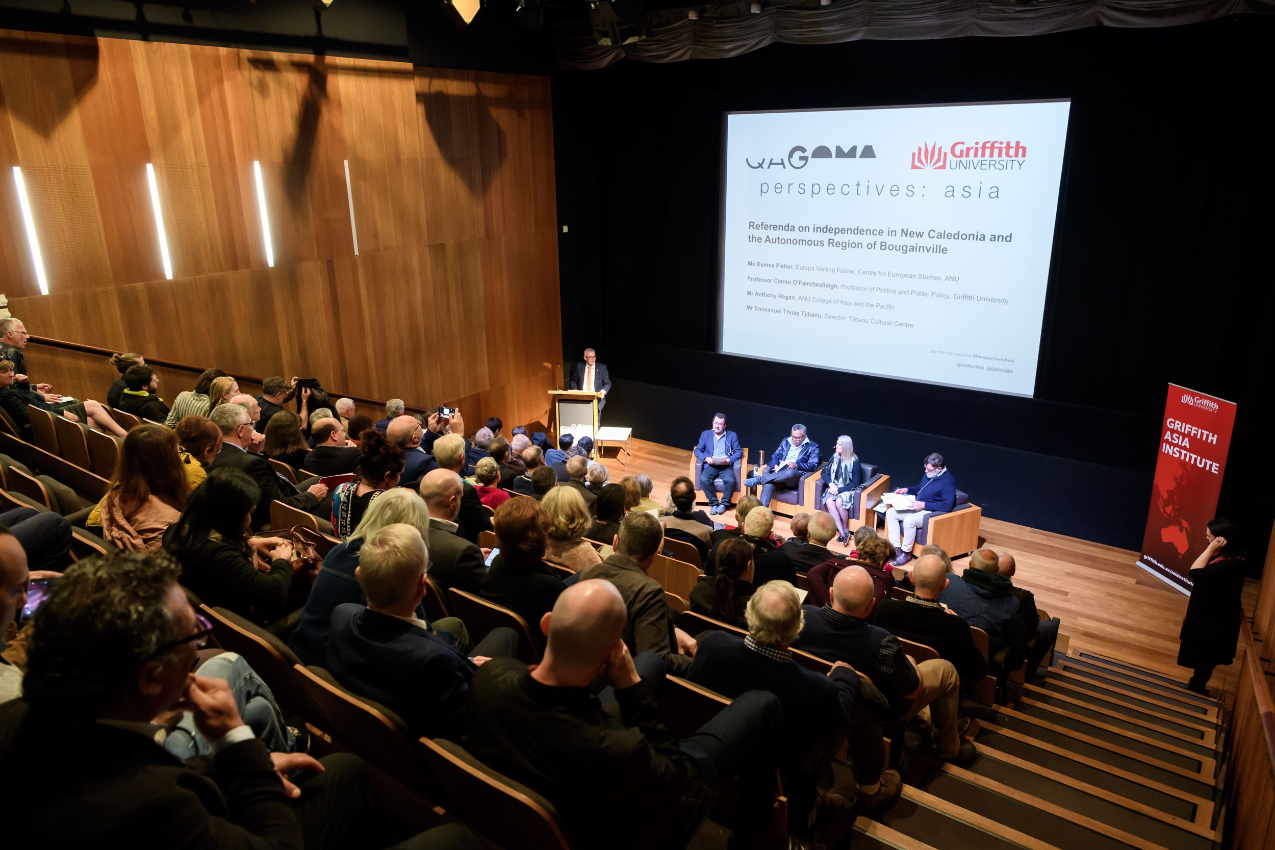 Perspectives: Asia is a regular, free public seminar series developed and co-presented by Griffith University's Griffith Asia Institute, Brisbane and QAGOMA's Australian Centre of Asia Pacific Art (ACAPA)