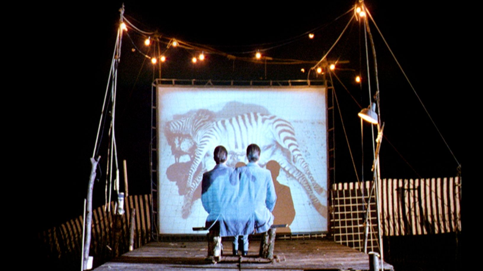 Production still from A Zed & Two Noughts 1985 / Director: Peter Greenaway / Image courtesy: British Film Institute, London