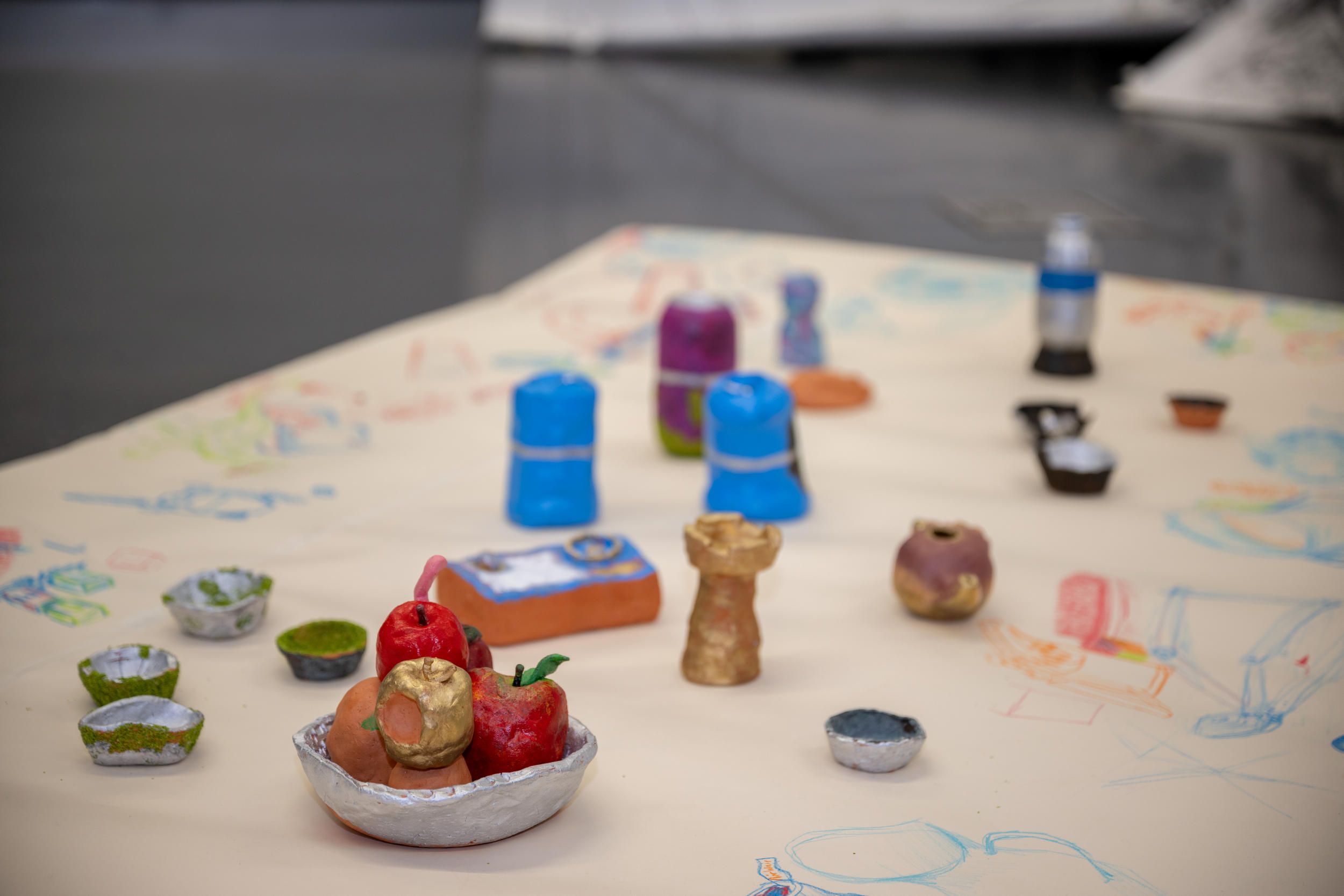 Artwork on display in Art Academy culminating exhibition / Photograph: N Umek © QAGOMA
