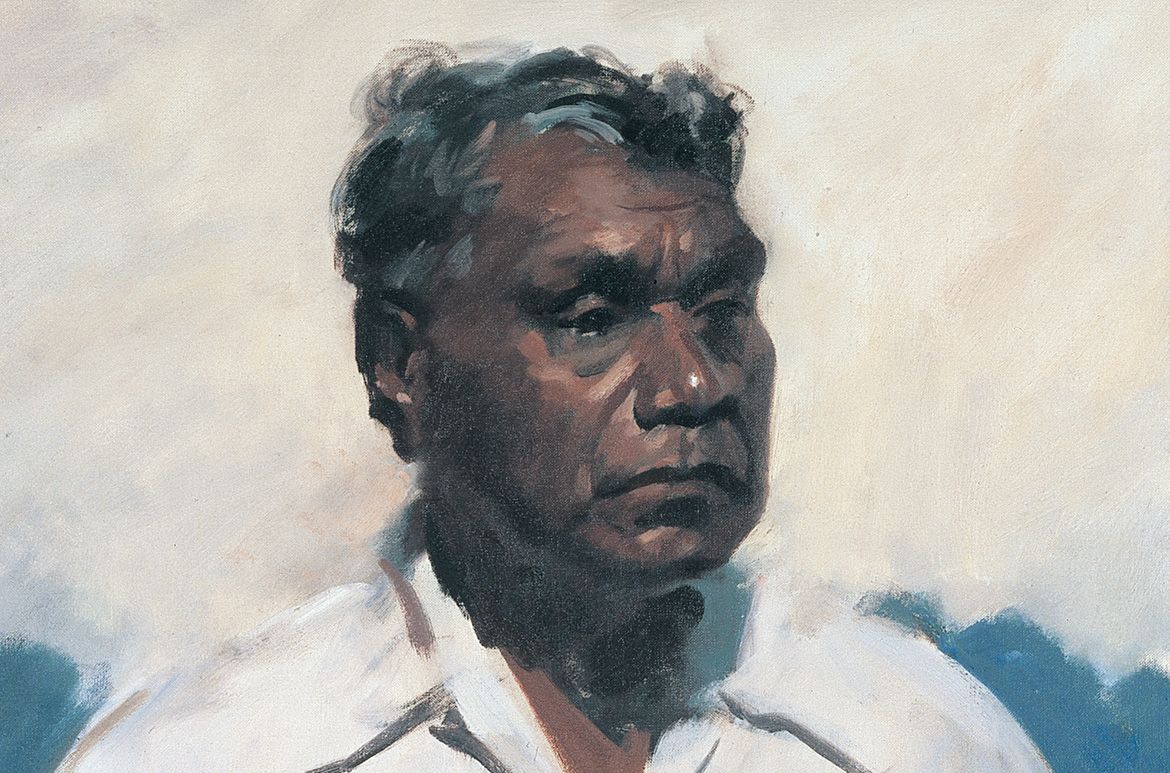William Dargie, Australia 1912–2003 / Portrait of Albert Namatjira 1956 / Oil on canvas / Purchased 1957/ Collection: Queensland Art Gallery | Gallery of Modern Art / © QAGOMA
