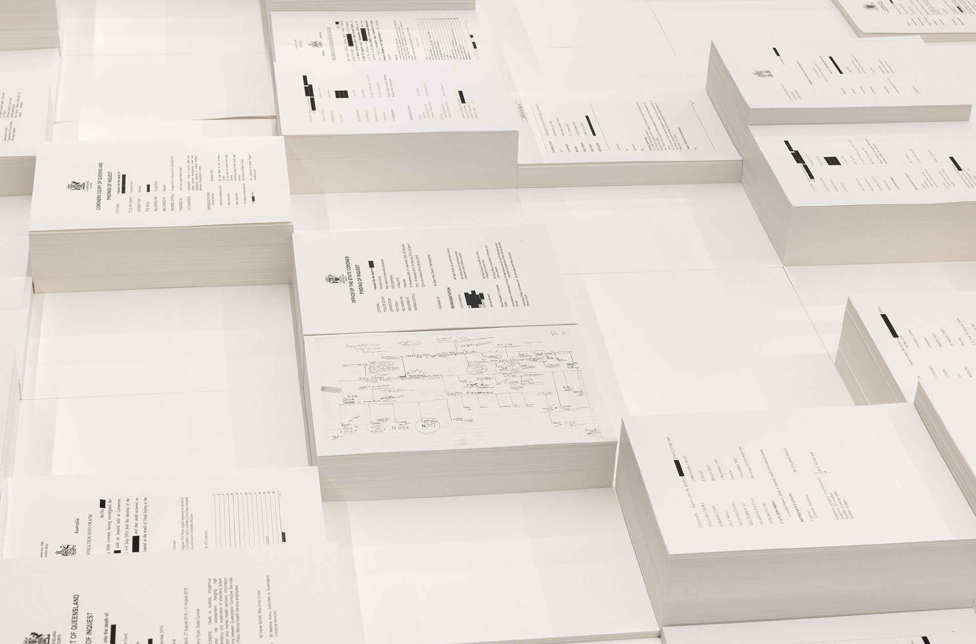 Archie Moore, Kamilaroi/Bigambul peoples, Australia b.1970 / kith and kin 2024 / Australia Pavilion at Venice Biennale, 2024 / Image courtesy: Archie Moore and The Commercial, Sydney / © Archie Moore / Photograph: Andrea Rossetti