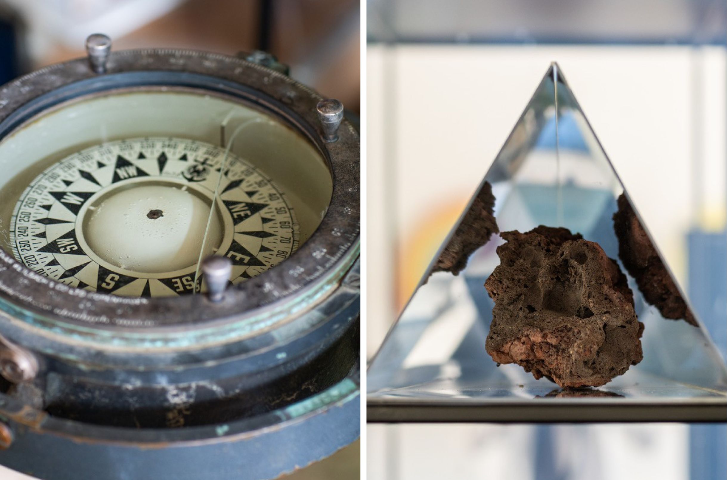 Objects on display in Olafur Eliasson’s office; Photograph: Agoston Horanyi