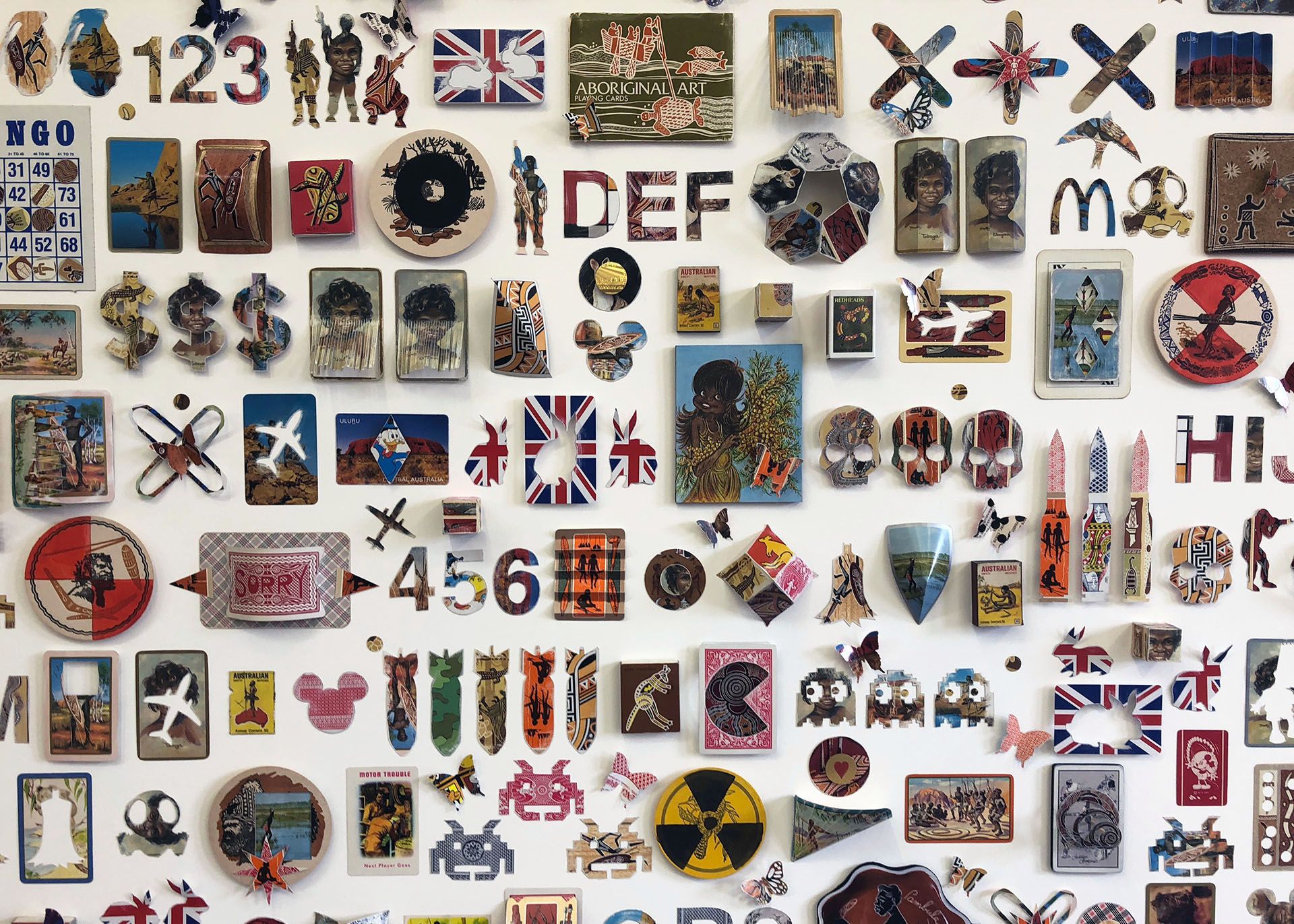Tony Albert, Girramay/Yidinji/Kuku, Yalanji peoples, Australia, b.1981 / Moving the Line (detail) 2018 / Proposed for acquisition with funds from the Future Collective through the QAGOMA Foundation / © The artist / Image courtesy: The artist and Sullivan + Strumpf, Sydney