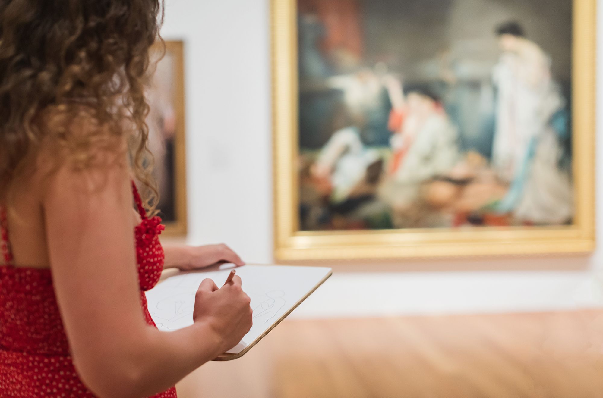 Drawing from the Collection within the permanent Australian Art display / Photograph: K Bennett © QAGOMA