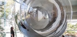 Tomás Saraceno / Installation view of Drift: A cosmic web of thermodynamic rhythms 2022 (detail) in ‘Air’ / Purchased 2022 with funds from the Neilson Foundation through the QAGOMA Foundation / © Tomás Saraceno / Photograph: Chloë Callistemon © QAGOMA