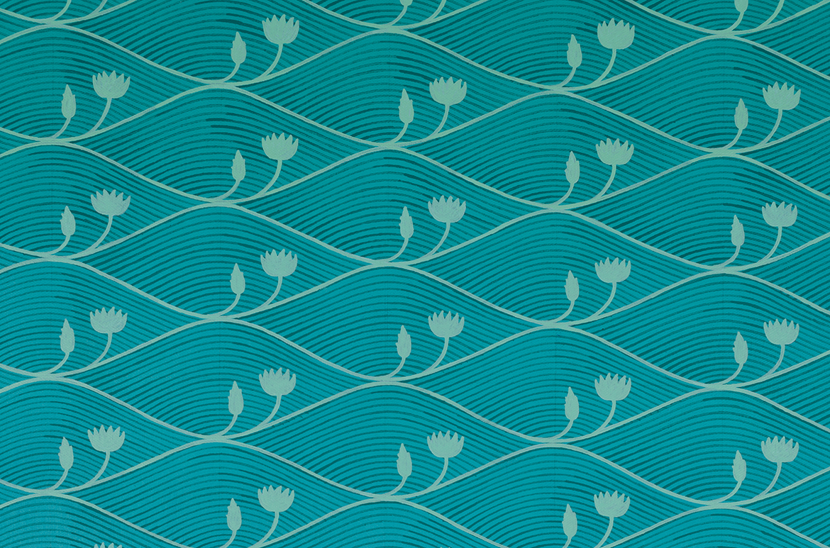 Than Sok, Cambodia b.1984 / Kbach Teuk (Lotus Flower Form) 2021 / Synthetic polymer paint on canvas / 150 x 110cm / Purchased 2021 with funds from The Spellbrook Foundation through the Queensland Art Gallery | Gallery of Modern Art Foundation / Collection: Queensland Art Gallery | Gallery of Modern Art / © Than Sok