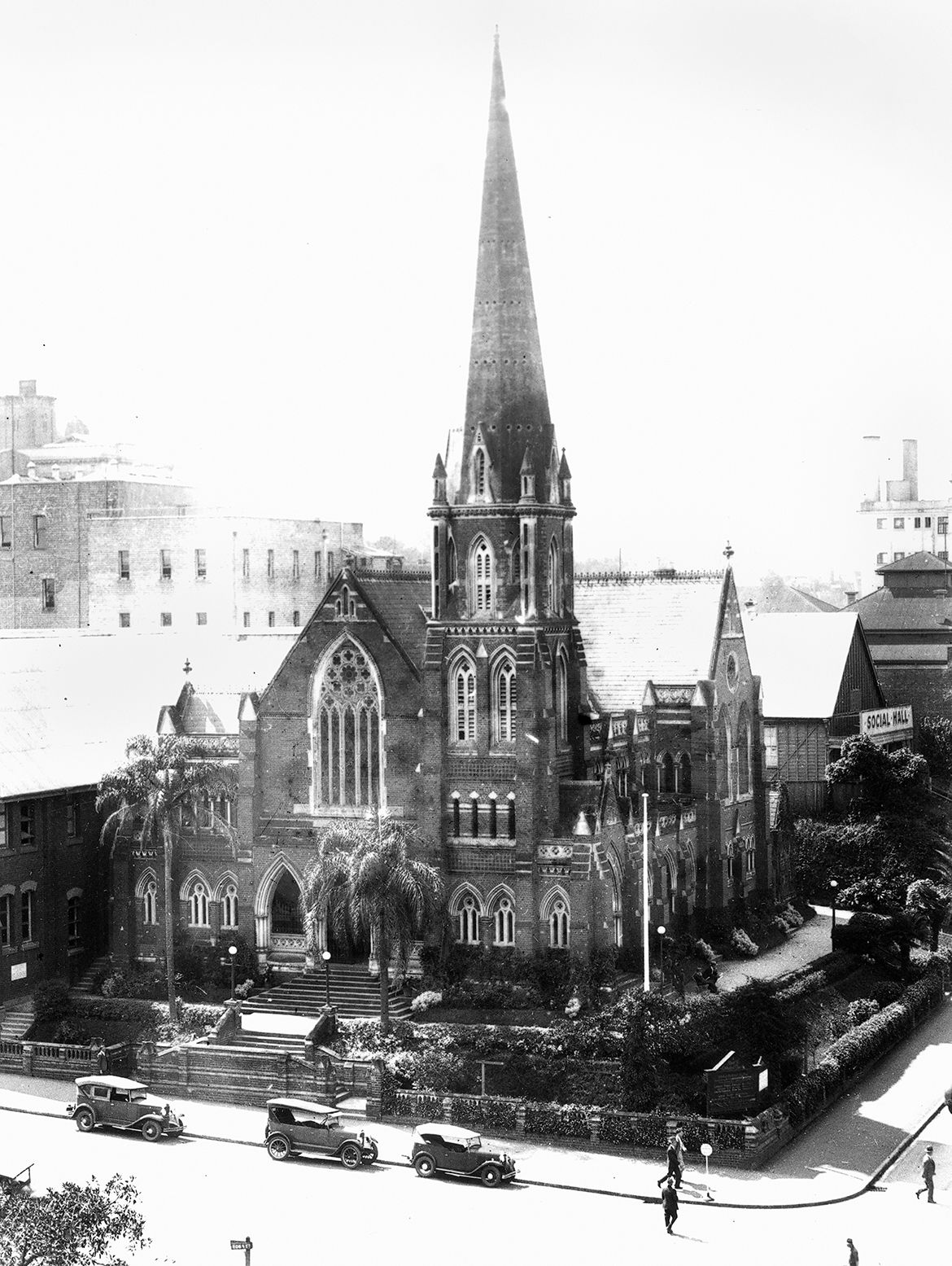 Albert Street Uniting Church, corner Albert and Ann Streets, Brisbane, 1934 / 99183505793402061 / Courtesy: John Oxley Library, State Library of Queensland, Brisbane