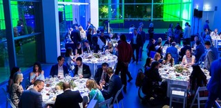 Future Collective members and guests at the 2019 Artist Dinner, GOMA / Photograph: B Wagner