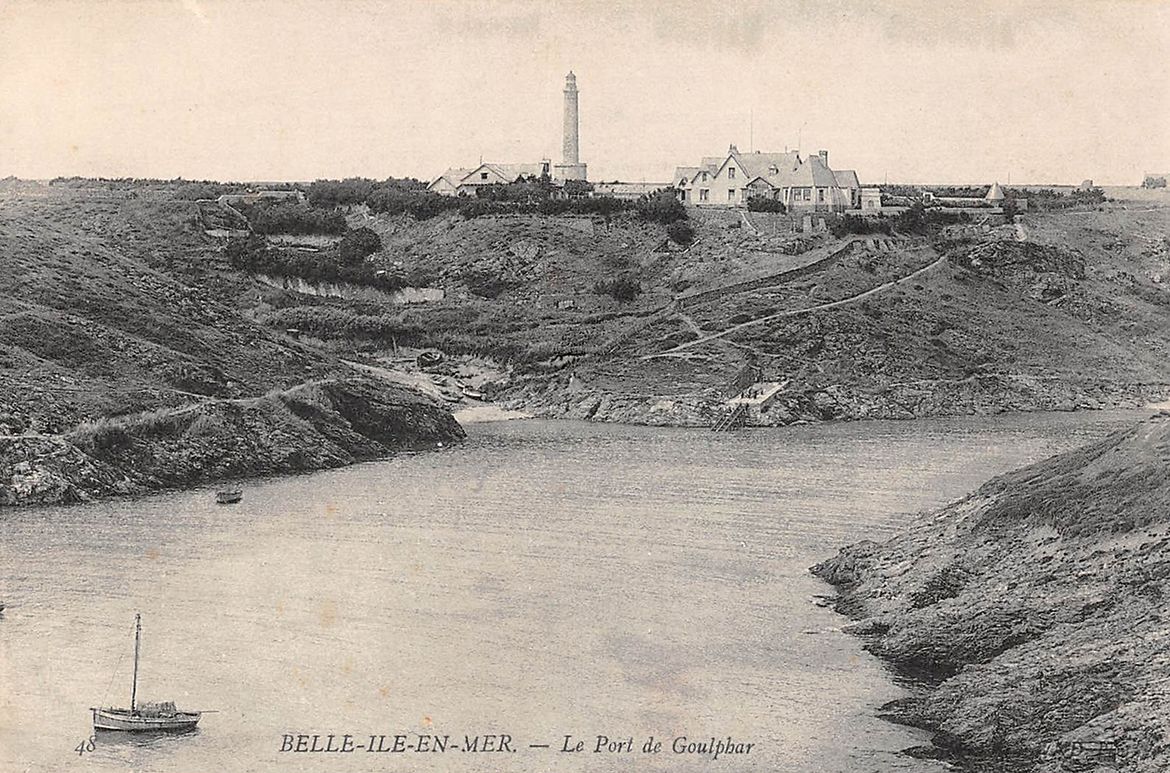John Russell’s house at Le Port de Goulphar, Belle-Île c.1909