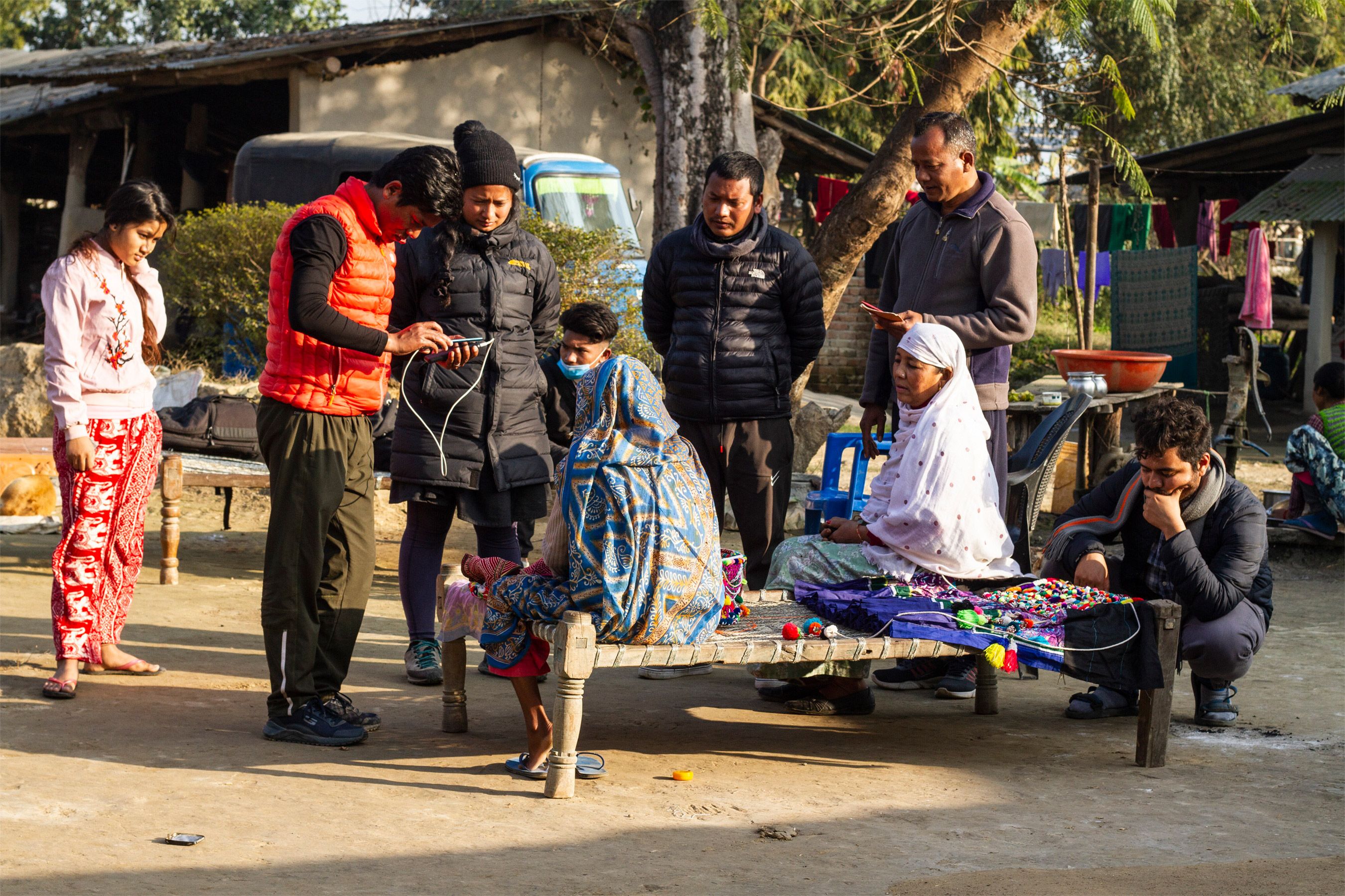 TAMBA / ArTree Nepal research travel, Pawera Village, Kailali, Western Nepal, February 2021 / Photograph: Mekh Limbu / Image courtesy: The artists